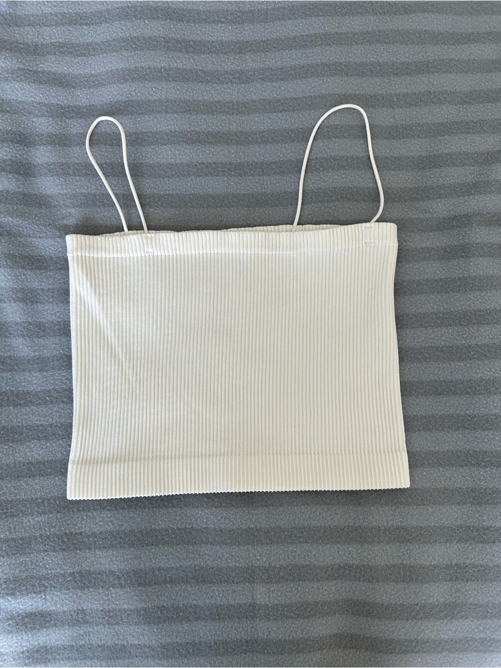 Ribbed Camisole in Cream